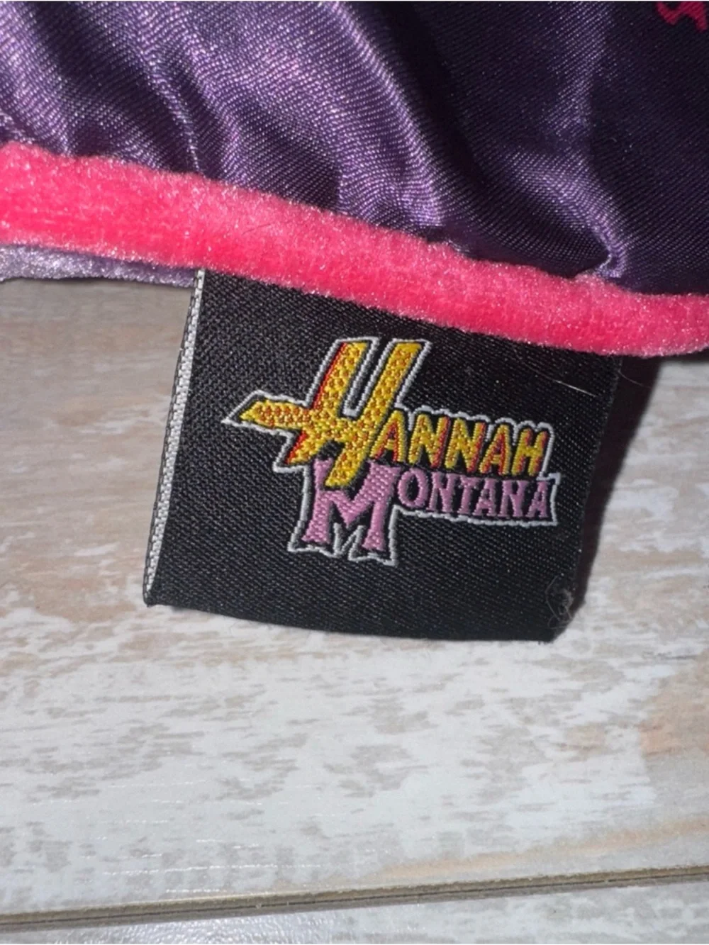 Vintage Hannah Montana Pop Star Pillow Pink Y2K Disney Miley Cyrus
